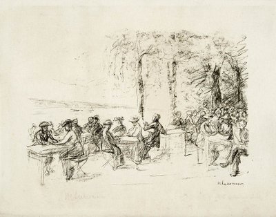 Kaffeegarten an der Havel von Max Liebermann